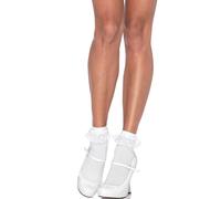 LEG AVENUE - WEISSE SPITZENRÜSCHENSOCKEN