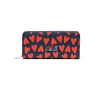 LEGAMI Damen was für eine Brieftasche Geldbörse What a Wallet, 20x10 cm, Herzmotiv, mit 3 Fächern, 12 Kartenfächern, 2 größeren Geldscheinfächern und einem Münzgeldbörse mit Reißverschluss, Herz