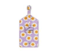 Legami - Gepäckanhänger, Gepäckanhänger für Koffer, Zubehör für Flugzeugreise, Kreuzfahrt, Zug, Gepäckanhänger zum Schutz von Daten aus PU-Leder und Mikrofaser, Daisy