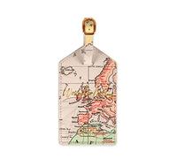 Legami - Gepäckanhänger, Koffer-Identifikation, Platz für persönliche Daten, verstellbarer Riemen, für Reisen, 6,8 x 17 cm, Thema Travel