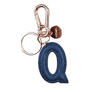 Legami INK0017 My Initial Schlüsselanhänger Q Blau, blau, Taglia unica