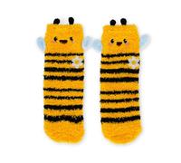 Legami Unisex Kinder Calze Antiscivolo rutschfeste Socken, BEE, 26-34