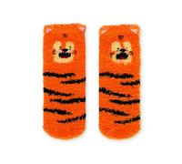LEGAMI - It's A Match, Claze Rutschfeste Socken für Kinder, weiche Socken, Tiger-Thema, Größe 26-34