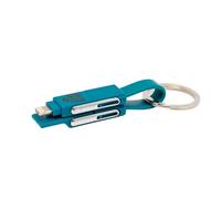 Legami Legami 6-in-1-Ladekabel als Schlüsselanhänger - Petrol Blau