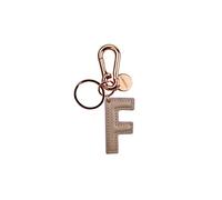 Legami My Initial Schlüsselanhänger F (Pink) Rosa Gold, Key Chain Unisex Erwachsene, Einheitsgröße, Pink, Taglia unica, Zeitgenössisch