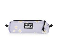 LEGAMI - My Pencil Case, Thema Daisy, Reißverschluss, aus recyceltem Kunststoff, widerstandsfähig, geräumig, praktisch, Schulfach, für das Büro, 22 x 6 cm