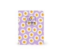 Legami - Reisepass-Halter mit Blumen, Passport Holder Brieftasche für Reisen, Reisepass-Schutzhülle, 1 Passporttasche, 4 Kartenfächer, RFID-Schutz, 10,5 x 14 x 1 cm, Daisy, violett, S, Casual