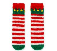 Legami - Rutschfeste Weihnachtssocken It's a Match, für Kinder und Erwachsene, Elf-Thema, 26-34