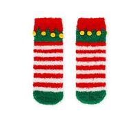 Legami - Rutschfeste Weihnachtssocken It's a Match, für Kinder und Erwachsene, Elf-Thema, 26-34