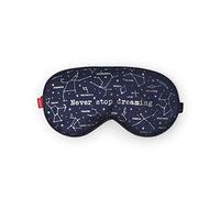 Legami - Sleep Mask Nap Queen, Schlafmaske mit verstellbarem Gummiband, superweich, Stars-motiv, aus Polyester, 20,5 x 10 x 1 cm