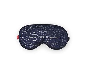 Legami - Sleep Mask Nap Queen, Schlafmaske mit verstellbarem Gummiband, superweich, Stars-motiv, aus Polyester, 20,5 x 10 x 1 cm