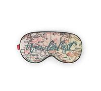 Legami - Sleep Mask Nap Queen, Schlafmaske mit verstellbarem Gummiband, superweich, Travel-motiv, aus Polyester, 20,5 x 10 x 1 cm