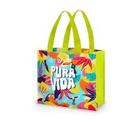 Legami - Strandtasche für Frauen, groß, Strandtasche aus verstärktem Material, Strandtasche mit Magnetknopfverschluss, Tote Bag, fasst bis zu 15 KG, 44 x 61,5 cm