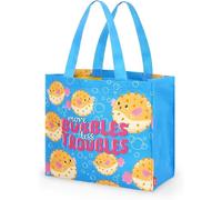 Legami Strandtasche Kugelfisch – Große, verstärkt, Magnetverschluss, bis 15 kg, 44×61,5 cm