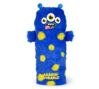 Legami - Federmäppchen Super Soft - Monster-Motiv, 100% Polyester, inkl. Karton mit Malvorlage
