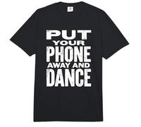 Legen Sie Ihr Handy Weg und tanzen Sie | Distressed Music Festival Comfort Colors Adult Heavyweight T-Shirt