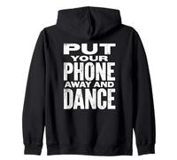 Legen Sie Ihr Handy Weg und tanzen Sie | Distressed Music Festival Kapuzenjacke