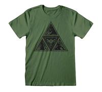 Legend of Zelda Herren T Shirt, 100%, dunkelgrün, XXL