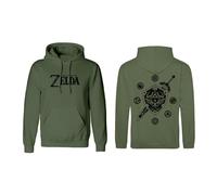 Heroes Official Zelda Logo And Shield Hoodie Grün XL Mann (Herstellerartikelnummer: ZEL05881-HSC-XL)