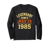 Legendary Since Juli 13 1985, Awesome Birthday Party Retro Langarmshirt