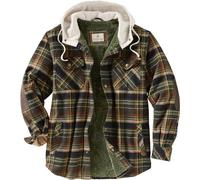 Legendary Whitetails Herren Camp Night Flanell-hemdjacke mit Kapuze und Berber Gefüttert Jacke, Stout Plaid, XX-Large Tall
