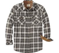 Legendary Whitetails Herren Shotgun Western Flanellhemd Hemd mit Button-Down-Kragen, Forage Green Plaid, XL