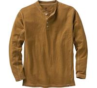 Legendary Whitetails Mens Henley Long Sleeve Casual Fit Shirt, Barley, XX-Large