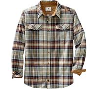 Legendary Whitetails Men's Legendary Flannel Shirt, Sequoia Sky Plaid, XX-Large Tall