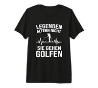 Legenden altern Nicht sie gehen golfen Premium T-Shirt
