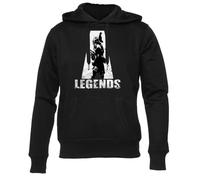 Legenden-Champion Unisex Schwarz Hoodie Männer Frauen