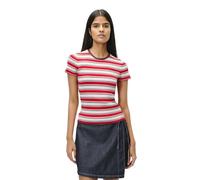 LeGer Danielle T-Shirt - Kurzarm Tshirt Damen mit Streifen - körpernahe Passform - Oberteil aus Viskose - Mode für Damen - by Lena Gercke - Gr. 34-53
