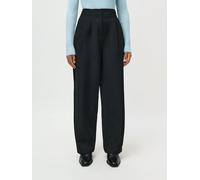 Bundfaltenhose LEGER "Shanice, LeGer by Lena Gercke", Damen, Gr. 34, N-Gr, schwarz, Web, Obermaterial: 93% Polyester, 7% Elasthan, unifarben, regular fit lang, Hosen, Regular fit (44407351-34) schwarz