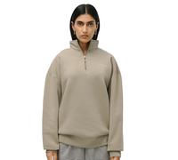 LeGer Jenny Sweater - Half Zip Pullover Damen mit Kragen - Oversized-Passform - Sweatshirt aus Baumwolle - Mode für Damen - by Lena Gercke - Gr. 34-49