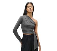 LeGer Leia Longsleeve - Langarmshirt Damen im One-Shoulder-Design - körpernahe Passform - Oberteil aus Jersey - Mode für Damen - by Lena Gercke - Gr. 34-44
