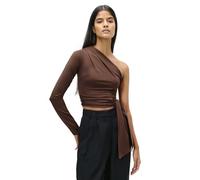 LeGer Leia Longsleeve - Langarmshirt Damen im One-Shoulder-Design - körpernahe Passform - Oberteil aus Jersey - Mode für Damen - by Lena Gercke - Gr. 34-44