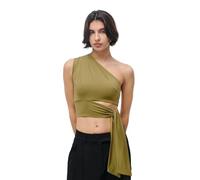 LeGer Leia Top - One-Shoulder Top Damen mit Knotendetail - körpernahe Passform - Oberteil mit Cut-Outs - Mode für Damen - by Lena Gercke - Gr. 34-53