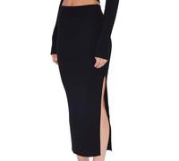 LeGer Phoebe Skirt - Rock Damen mit Seitenschlitz - körpernahe Passform - Rock aus Strick - Mode für Damen - by Lena Gercke - Gr. 34-48