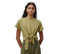 LeGer Tessy T-Shirt - Kurzarm Tshirt Damen mit Knotendetail - lockere Passform - Oberteil aus Baumwolle - Mode für Damen - by Lena Gercke - Gr. 34-71