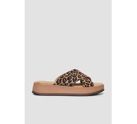 Legere Lederpantoletten mit Plateausohle 36 braun 6010230.907.36