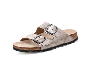 Legero Bequeme Pantoletten für Damen, silber, Größe 37 EU
