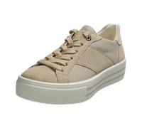 Legero Bequeme Schnürschuhe für Damen, beige, Größe 37 ½ EU / 4,5 UK