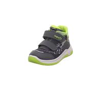 LEGERO Cooper Jungen Slipper mit Klettverschluss grau/hellgrün grau