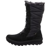 Snowboots LEGERO "Winterstiefel NOVARA" Gr. 42, schwarz (schwarz, kombiniert) Damen Schuhe Snowboots Winterboots Schnürstiefel mit wasserdichter GORE-TEX Membrane (20143655-42)