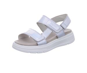 Legero Komfort Sandalen für Damen, silber, Größe 42 EU
