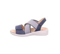 Legero Leder-Keilsandaletten "Fly" in Blau - Größe 42 | Damen Sandalen
