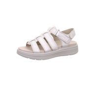Legero Leder-Sandalen "Sunwalker" in Silber - Größe 37 | Damen Sandalen
