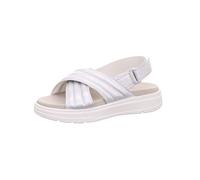 Legero Leder-Sandalen "Sunwalker" in Silber - Größe 37 | Damen Sandalen