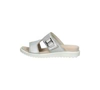 Legero Damen Pantolette MOVE Leder Metallic Silber Größe 40