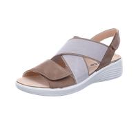 Legero Sandale Leder \\ FLY Damen Sandalette in Beige, Größe 41