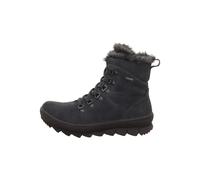 Schnürstiefelette LEGERO "Legero Stiefelette Veloursleder", Damen, Gr. 38, grau, Veloursleder, Schuhe Schnürstiefelette (31865369-38) grau